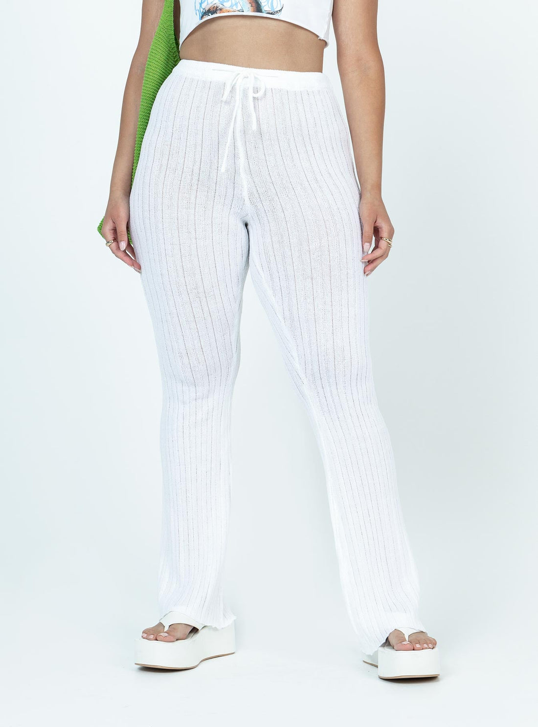 Santorini Knit Pant Ivory