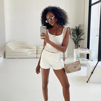 Padua Knit Set White