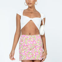 Dennis Floral Mini Skirt Multi