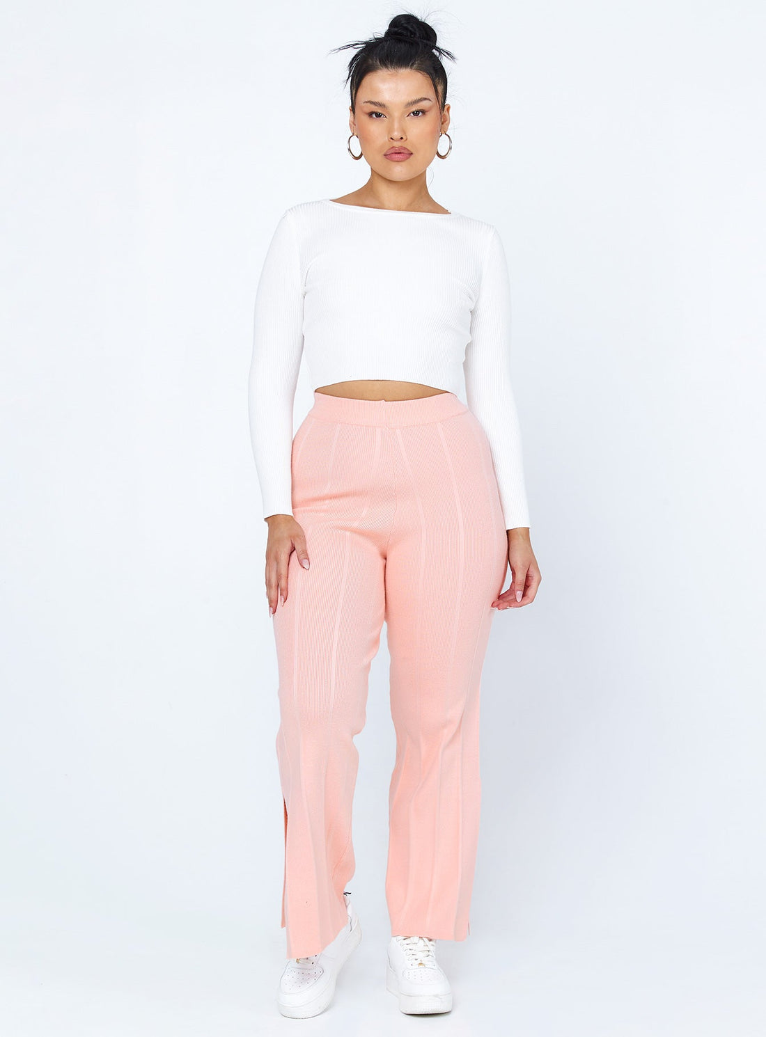 Philipa Knit Pants Pink