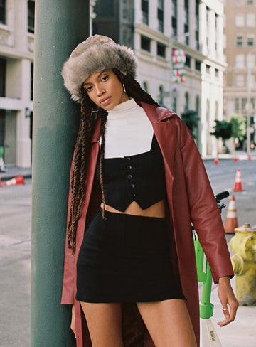 Faithe Mini Skirt Black