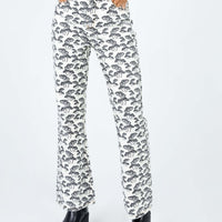 Meilani Lounge Denim Jeans Off White