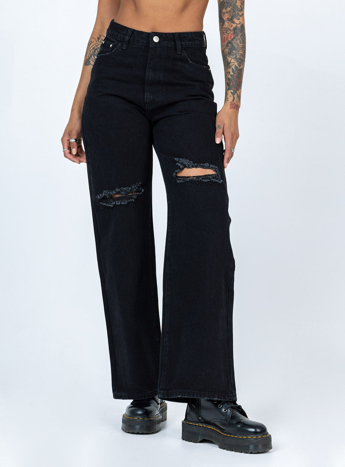 Lugano Denim Jeans Black