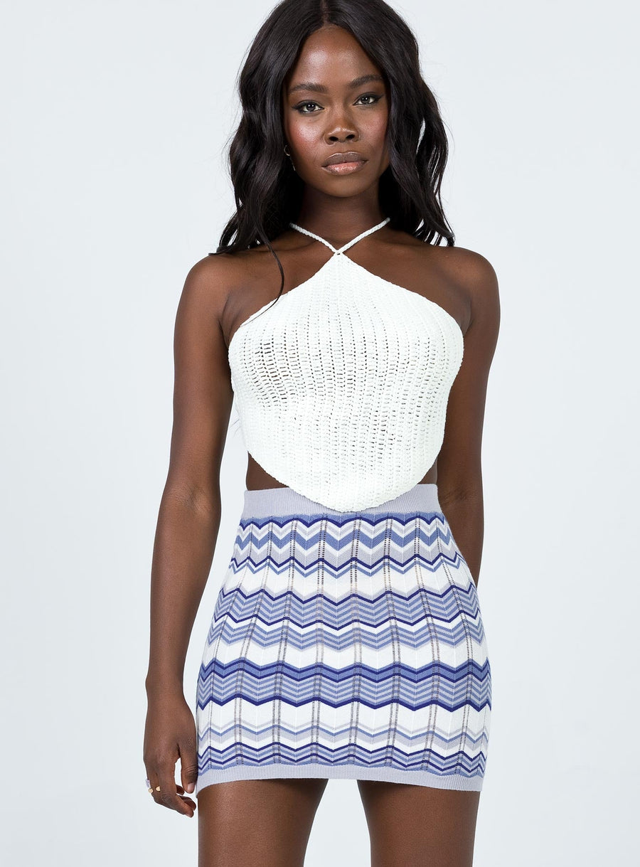 Hamilton Mini Skirt Blue