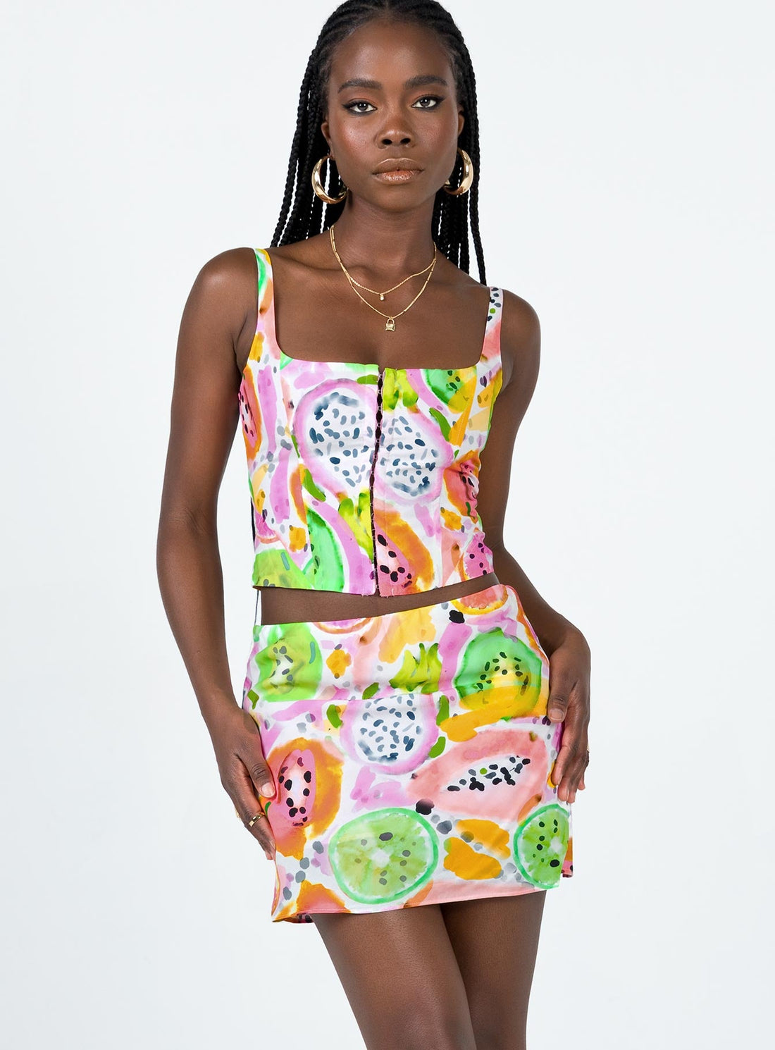 Pinacolada Mini Skirt Multi