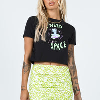 Cinzia Mini Skirt Green
