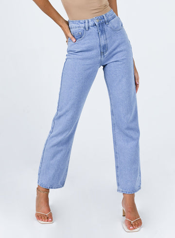 Munich Straight Leg Denim Jeans