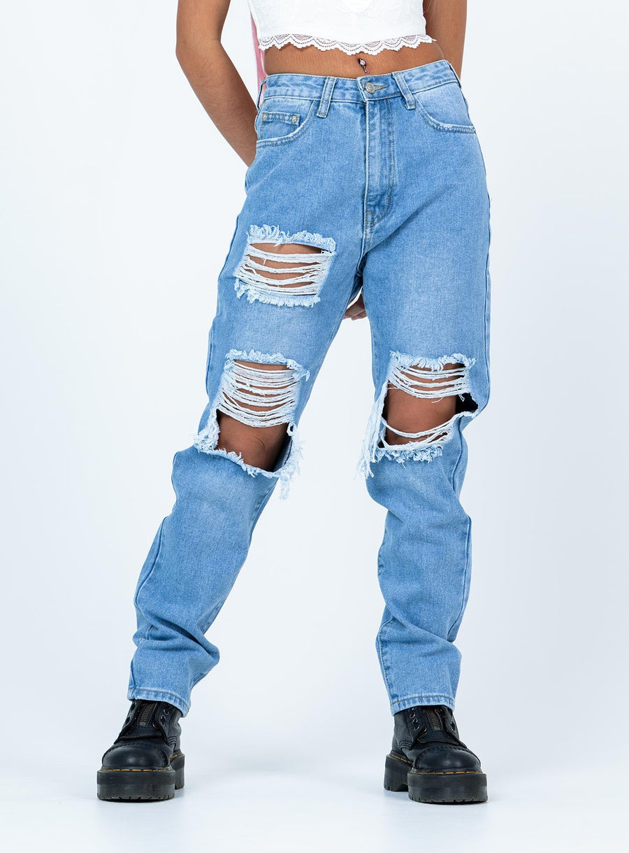 Moxie Straight Leg Denim Jeans