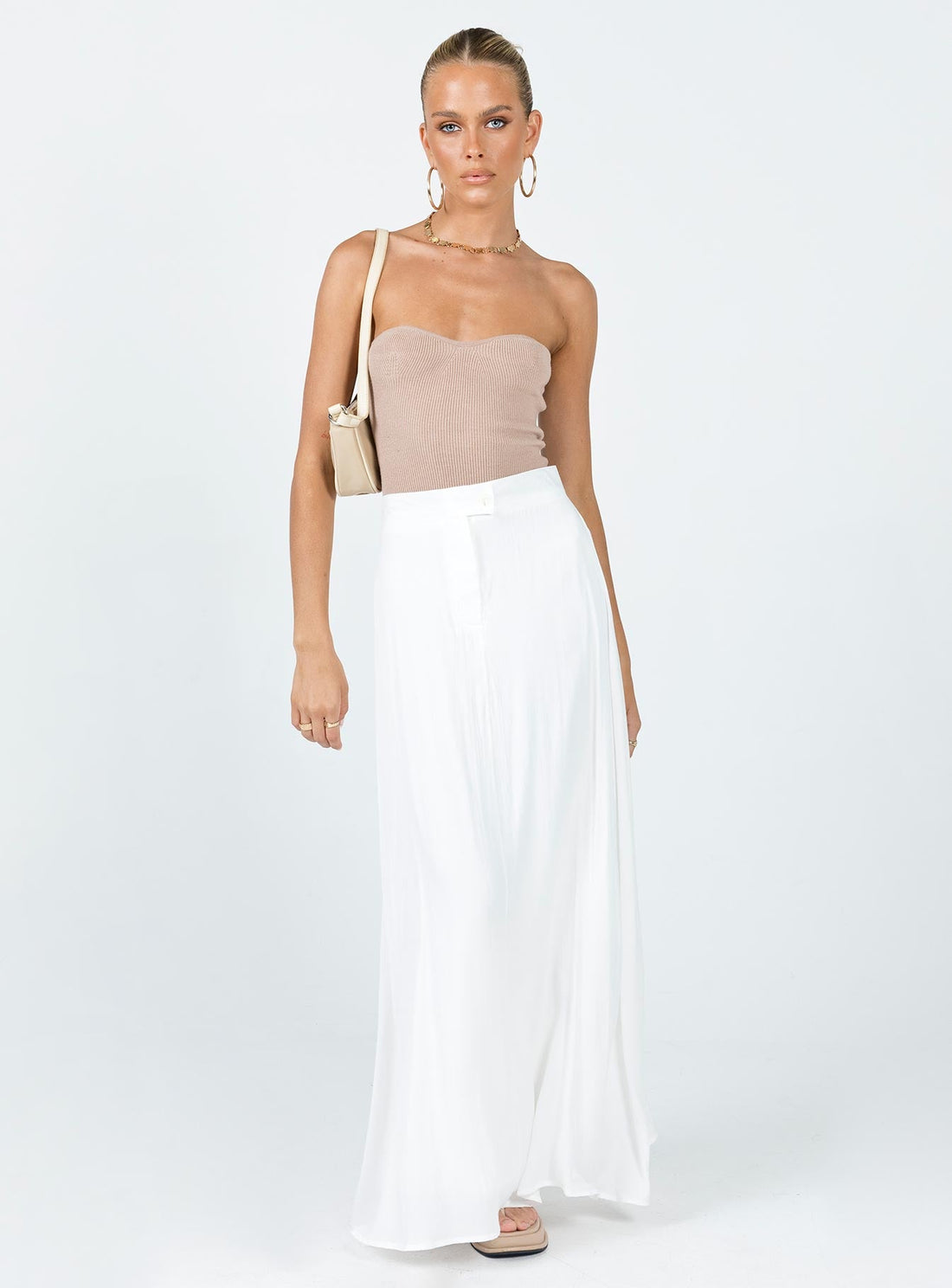 Kordin Maxi Skirt White