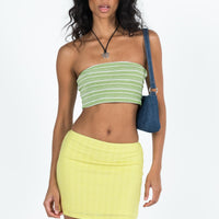 Mani Mini Skirt Yellow