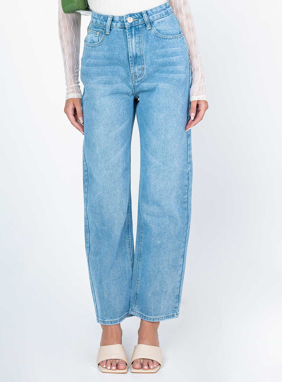 Feilding Wide Leg Denim Jeans
