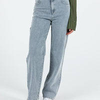 Garza Wide Leg Jeans Denim