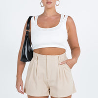 Seize The Day Shorts Beige