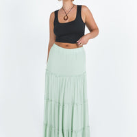 Miriah Maxi Skirt Sage