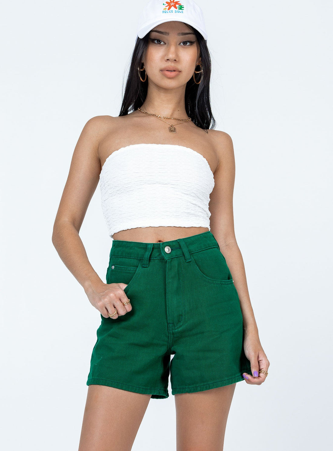 The Swalla Shorts Dark Green