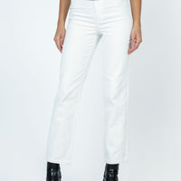 Dava Low Rise Pants White