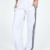Coze Wide Leg Pants White