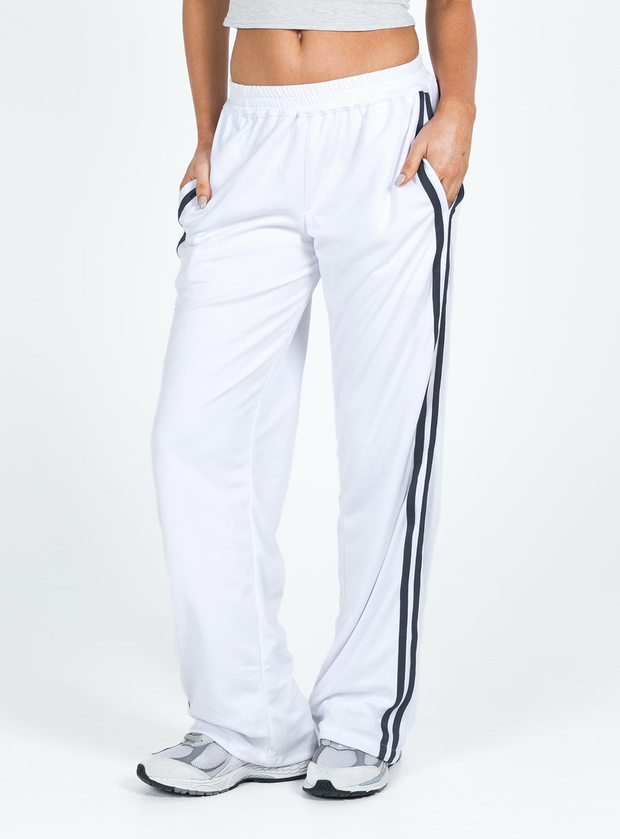 Coze Wide Leg Pants White