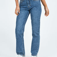 Marsher Slouch Jeans Mid Wash Denim