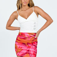 Reseda Mini Skirt Pink