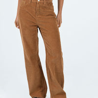 Kalinda Jeans Tan Cord