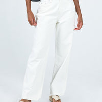 Karana Slouch Jeans Ivory