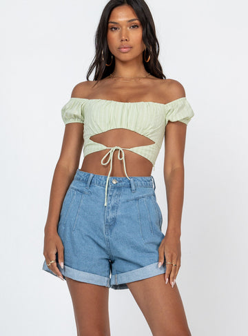 Lennox Denim Shorts Denim