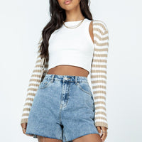 Spencer Mid Wash Denim Shorts Denim