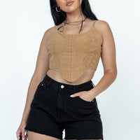 Leonie Denim Shorts Washed Black