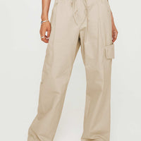 Isadore Cargo Pants Beige