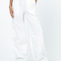Lista Elastic Pocket Pants White