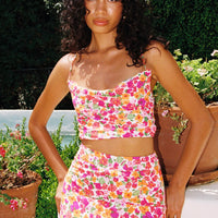 Celena Mini Skirt Floral