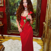 Orianne Maxi Skirt Red