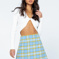 Gracia Mini Skirt Blue