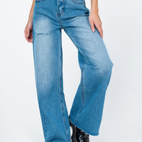 Mora Wide Leg Denim Jeans