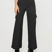 Katow Cargo Pants Black Stripe