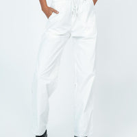 Darlington Parachute Pants White