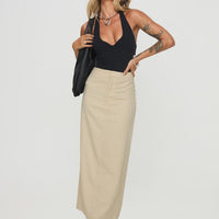 Romeria Maxi Skirt Beige