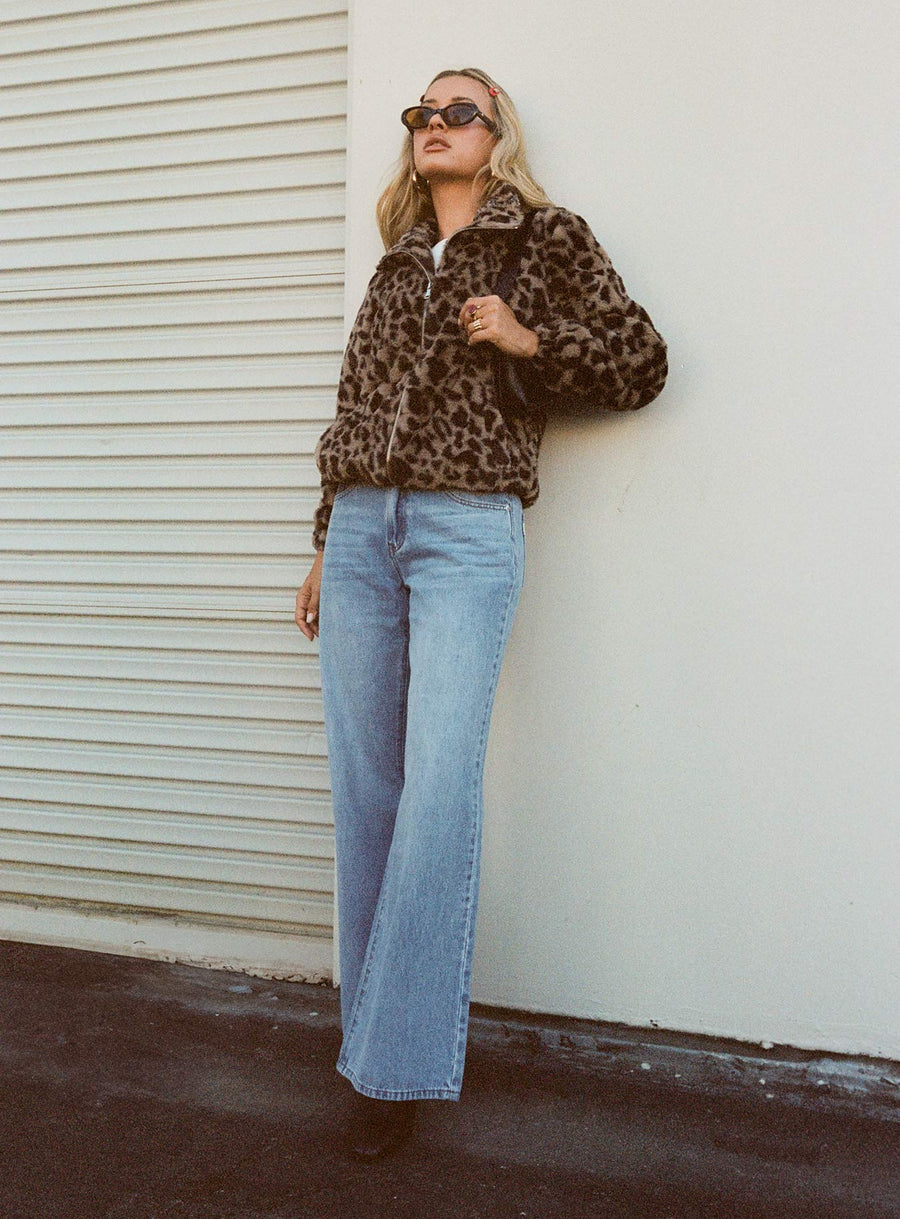 Colemane Mid Rise Denim Jeans Angel Blue Petite