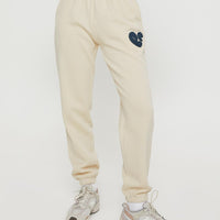 Princess Polly Track Pants Bubble Text Stone / Slate