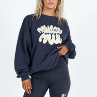 Princess Polly Bike Shorts Bubble Text Slate