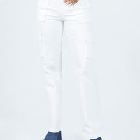 Mawson Bootleg Cargo Pant Ivory