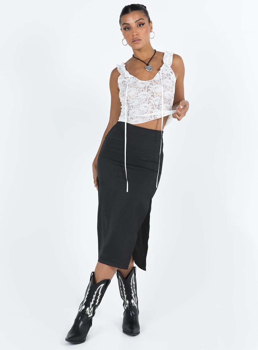 Jansson Midi Skirt Black