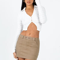 Josephine Mini Skirt Beige