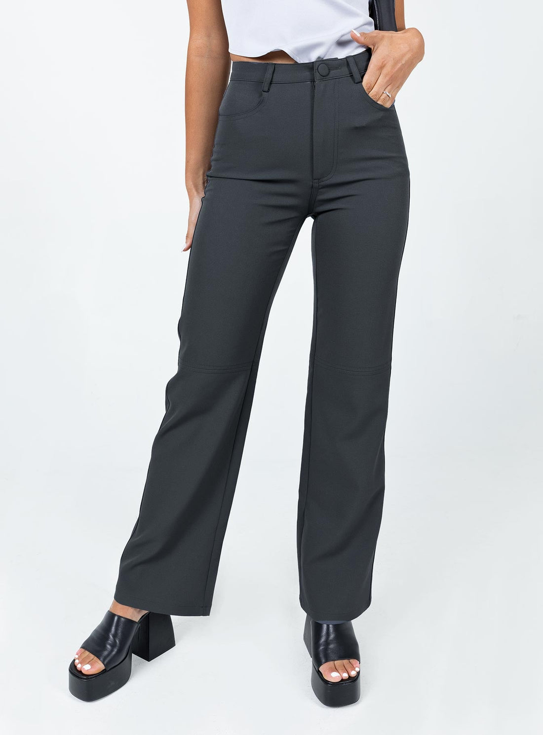 Lulu Pants Charcoal