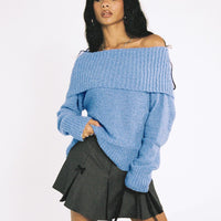 Little Bow Peep Mini Skirt Grey