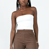 Jaynee Knit Shorts Brown