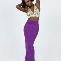 Danna Maxi Skirt Purple