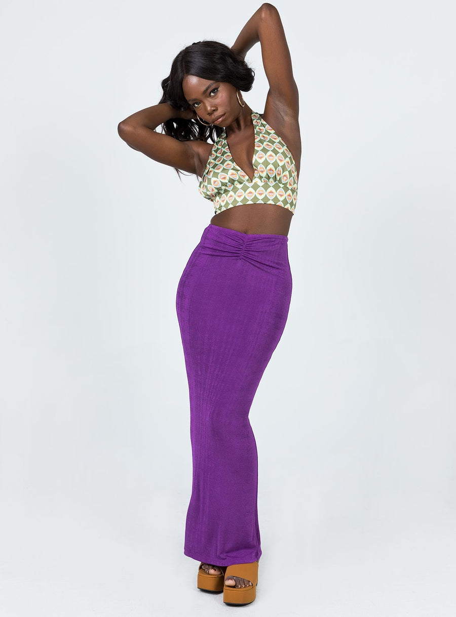 Danna Maxi Skirt Purple