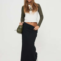 My Girl Maxi Skirt Black